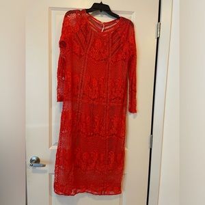 SOLD- NWOT M Say You Love Me orange Maxi
